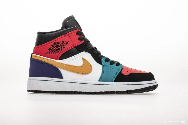 Multi-Color 1 Bred Jordan Mid 554724-125  1231